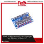 TM1638 key digital LED display module (eight digital tube LED button) with Dupont line