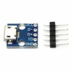 Module d'alimentation 5V sur plaque d'essai Micro USB